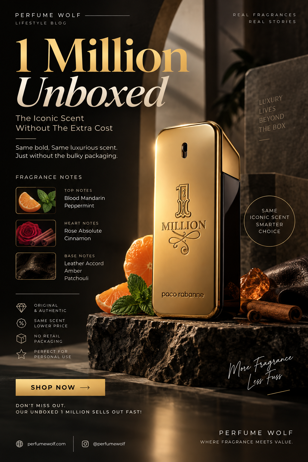 1 Million Unboxed- The Iconic Scent Without The Extra Cost